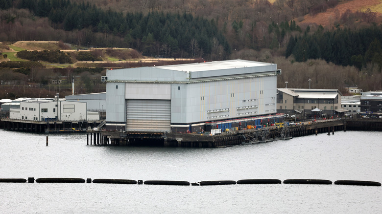 Faslane facility from above