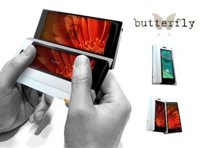 Butterfly concept cellphone by Andrew Kim