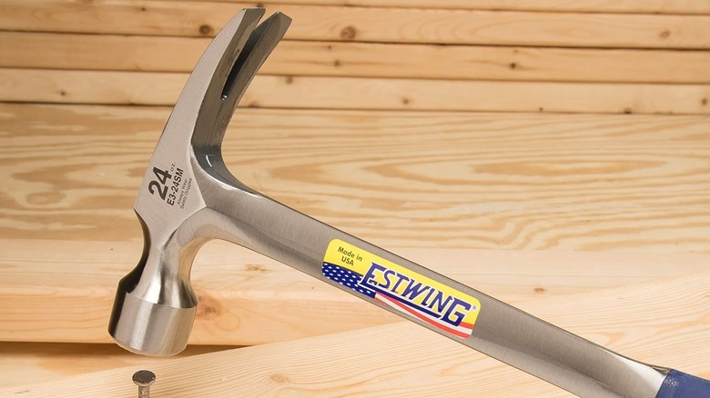 an Estwing rip claw hammer