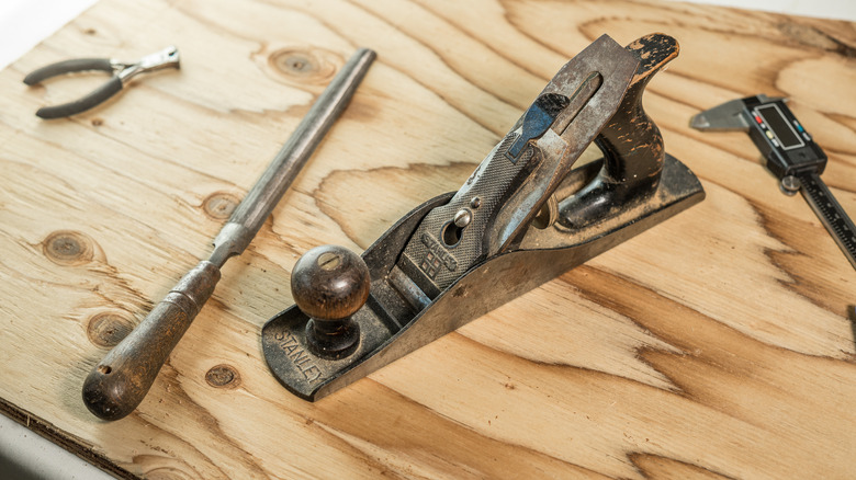 a Stanley hand plane