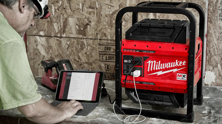 The Milwaukee MX FUEL Battery Powered Portable Power Station