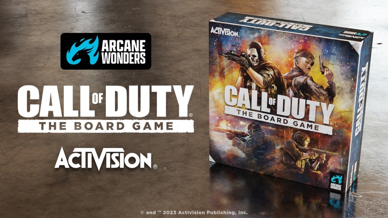 Box art for COD board game.