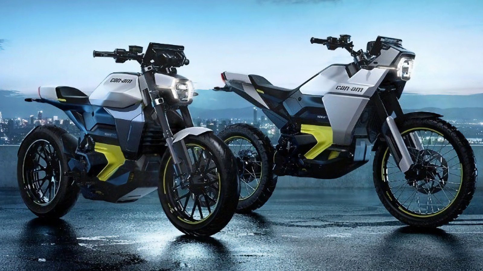 CanAm Just Revealed Its First Two Electric Motorcycles
