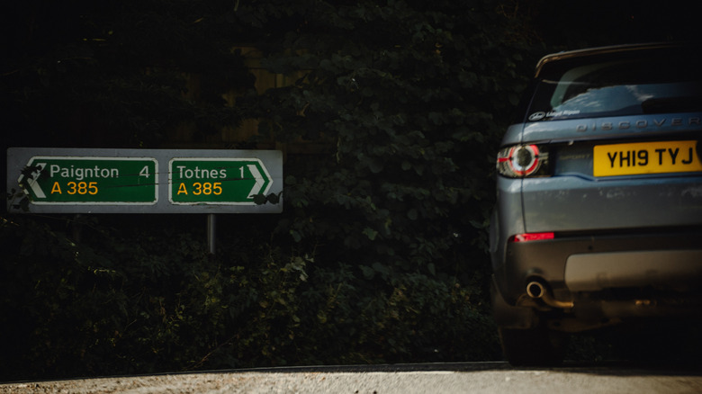 car driving in england