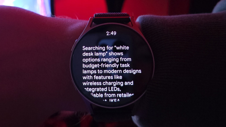 Gemini on WearOS fails to change my light settings