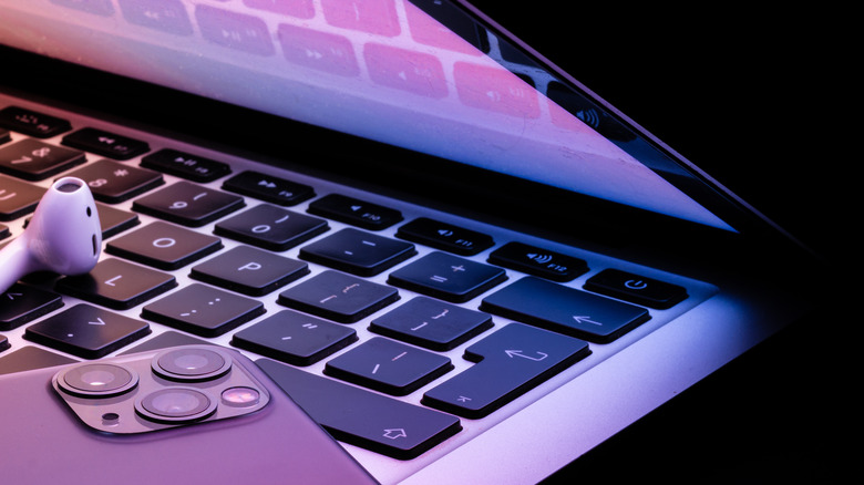 iphone on a macbook