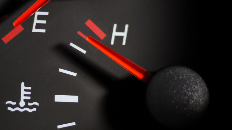 Engine heat warning
