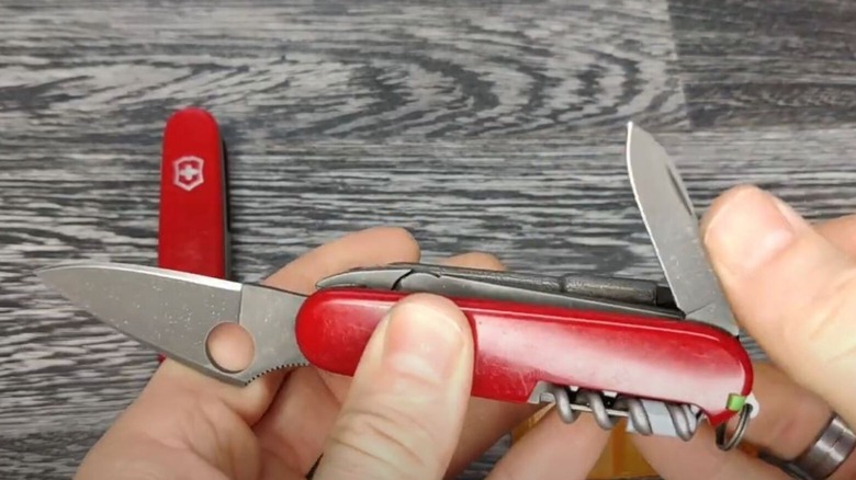 Modified SAk with Spiderco blade