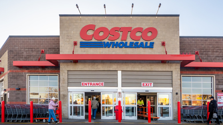 Costco Wholesale storefront open for business