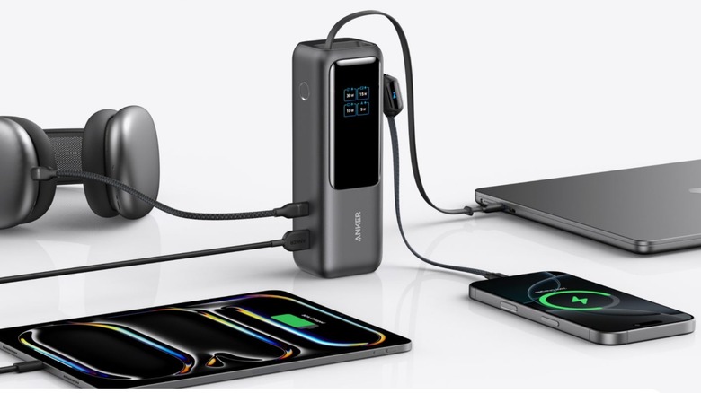 Anker Laptop Power Bank connected to multiple devices