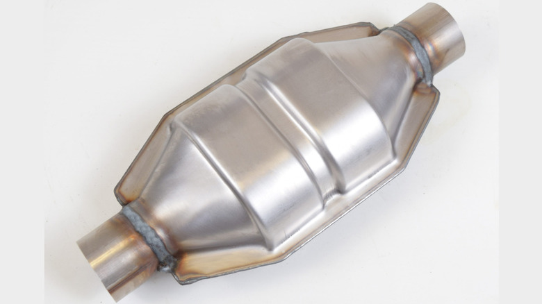 Catalytic converter out of a car