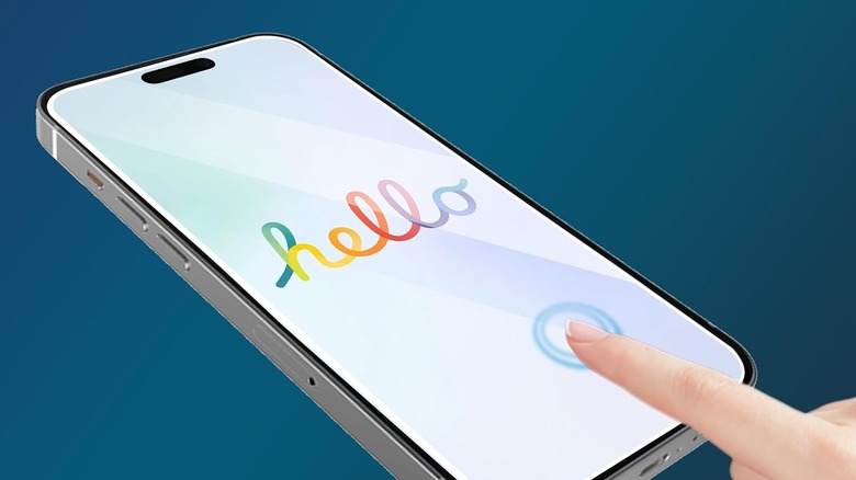 iphone with screen protector