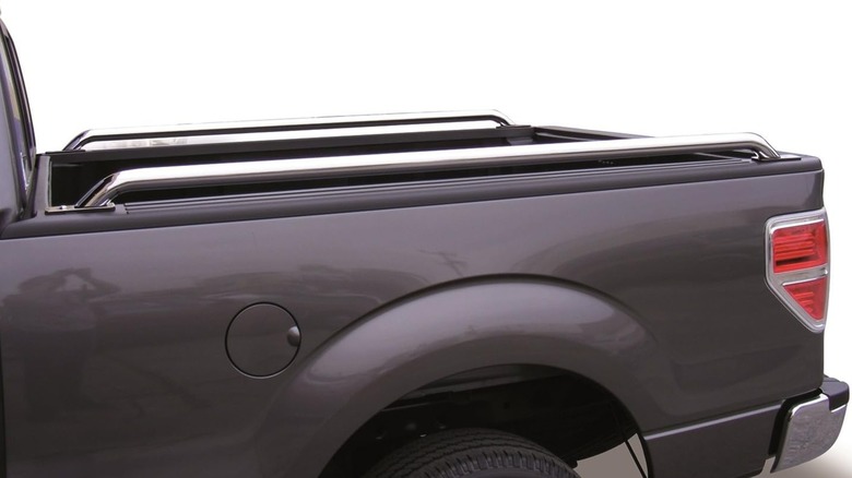 Go Rhino bed rails on a truck