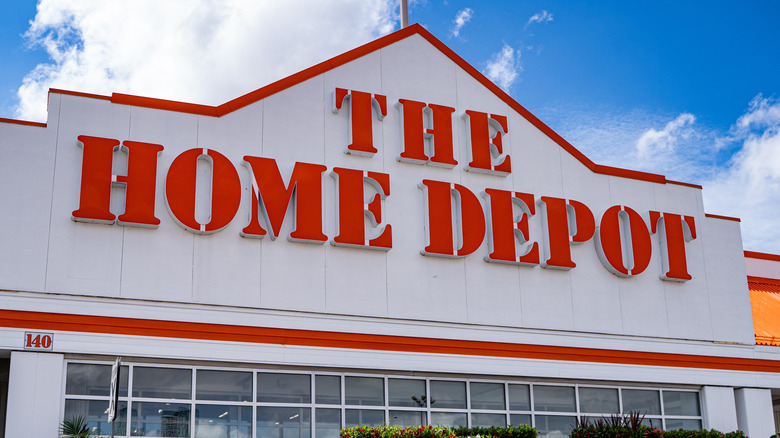 A Home Depot store during the day.
