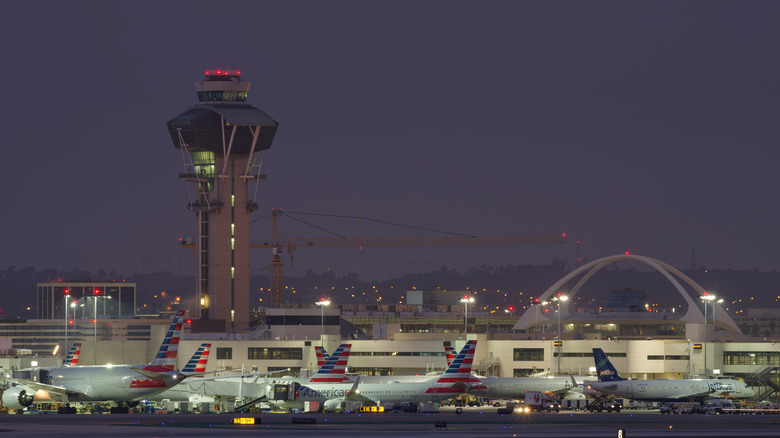 Planes on standby in LA airport