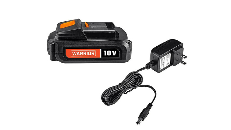 Warrior 18V Lithium-ion battery with charger
