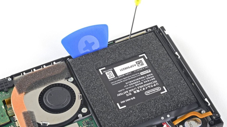 IFixit Switch battery removal