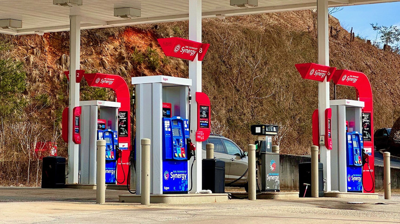 Exxon gas station in Georgia