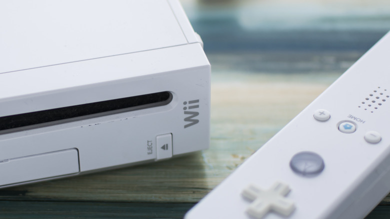 Nintendo Wii controller surface