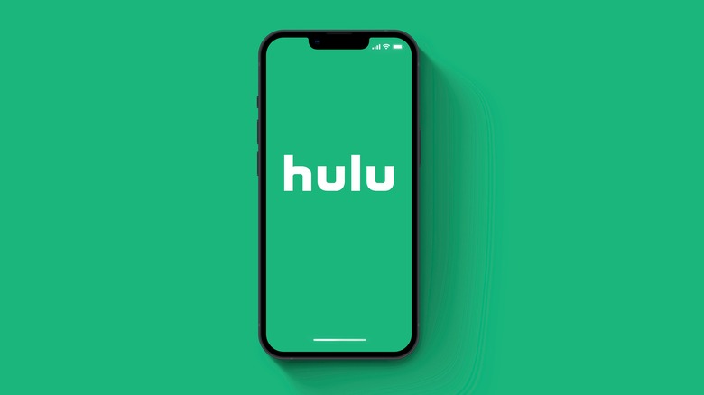 Hulu logo on smartphone