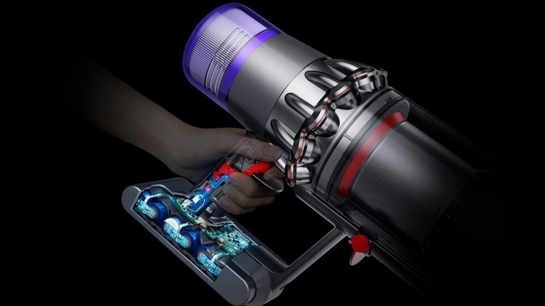 X-ray view of a Dyson cordless vacuum battery