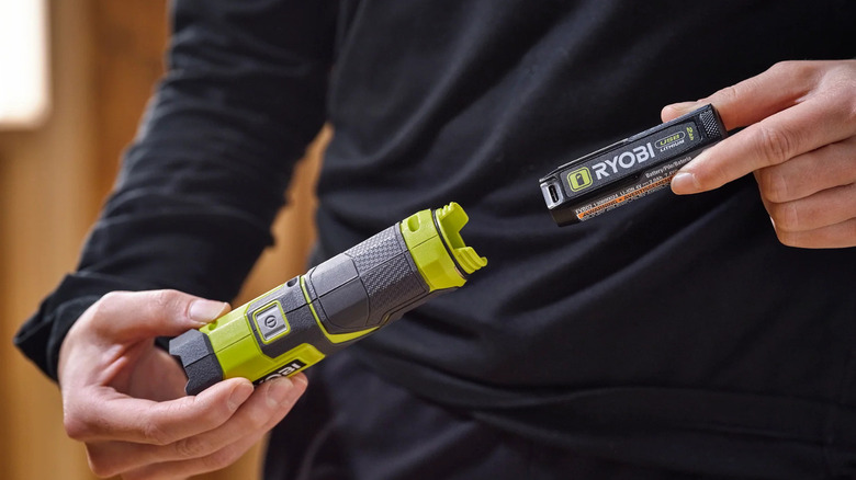 The Ryobi USB lithium battery