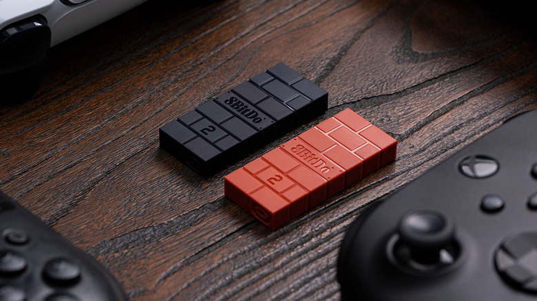 8bitdo adapters near controllers