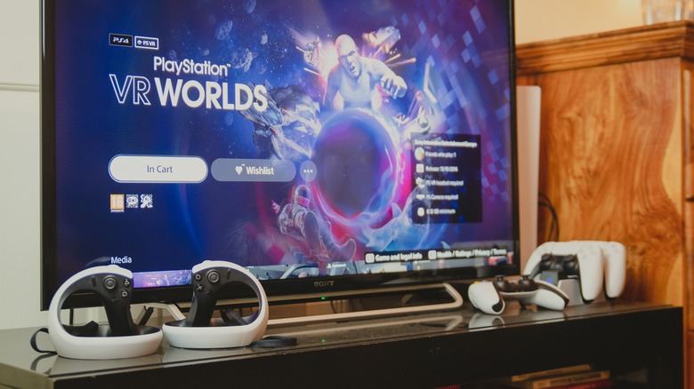 sony playstation psvr2 virtual reality worlds