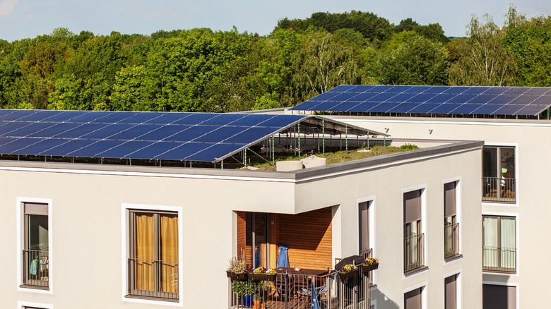 solar panels on apartments