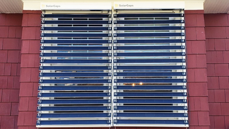 SolarGaps blinds on a condo