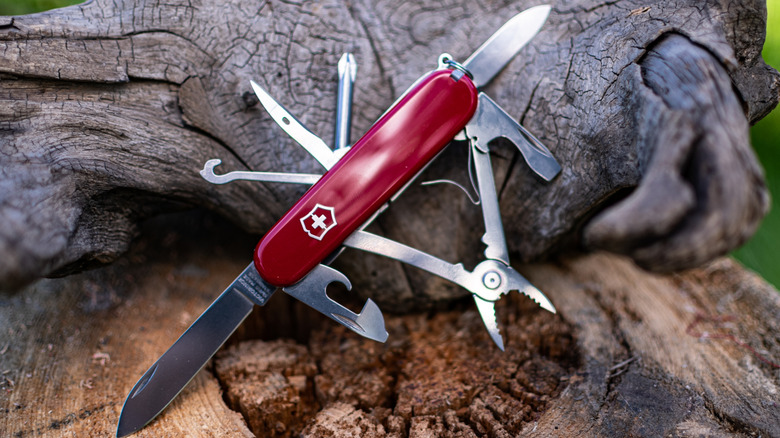 Victorinox Swiss Army Knife with all its tools