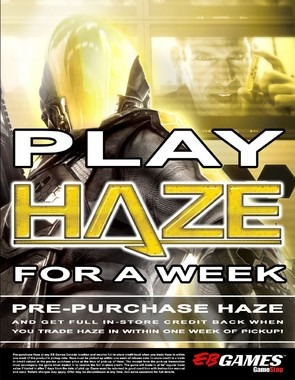 Haze EB Games Promo