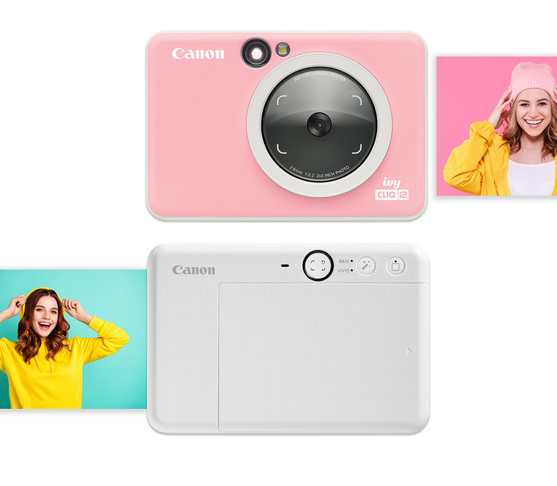 The Canon Ivy Cliq+ 2 Can Print Circular Photos