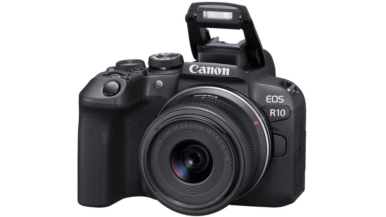 Canon EOS R10 side view