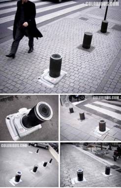 Canon S1 bollard marketing