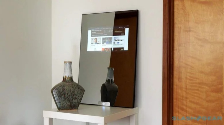 capstone thin cast smart mirror