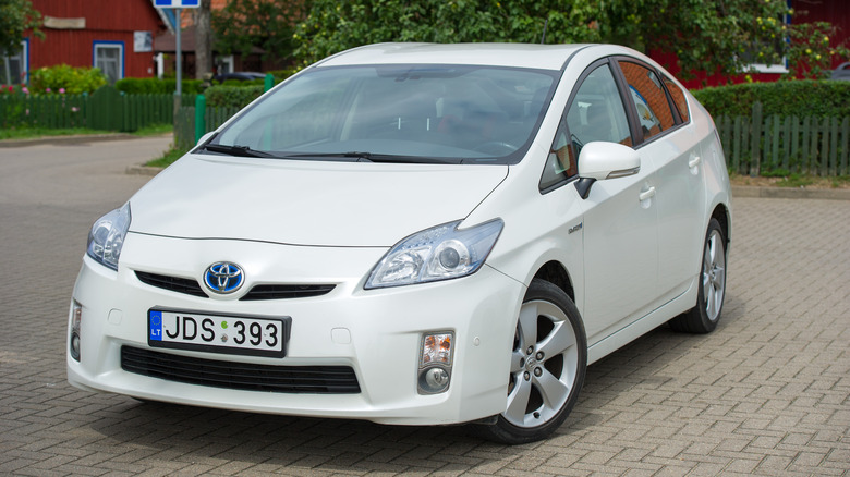 Toyota Prius parked up