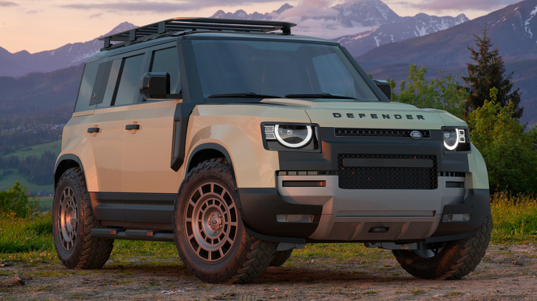A picture of a Land Rover Defender Octa Explorer Pack