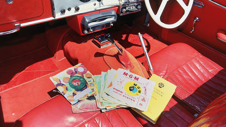 car record player