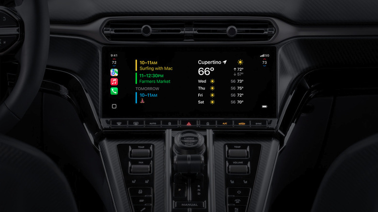 Apple Carplay Ultra in an Aston Martin
