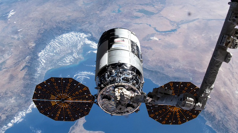 Cygnus XL docked at ISS