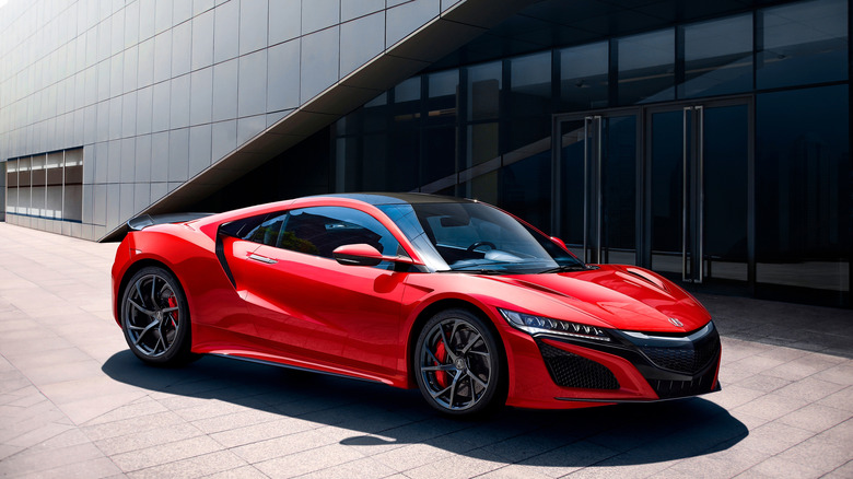 red honda NSX
