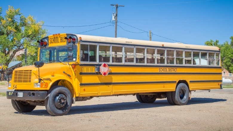 Traditional school bus