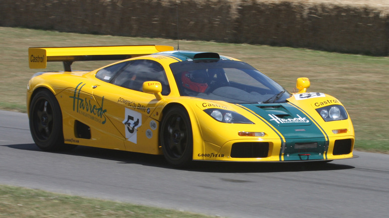 Yellow 1995 McLaren F1