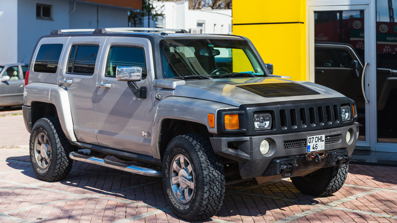 Hummer parked