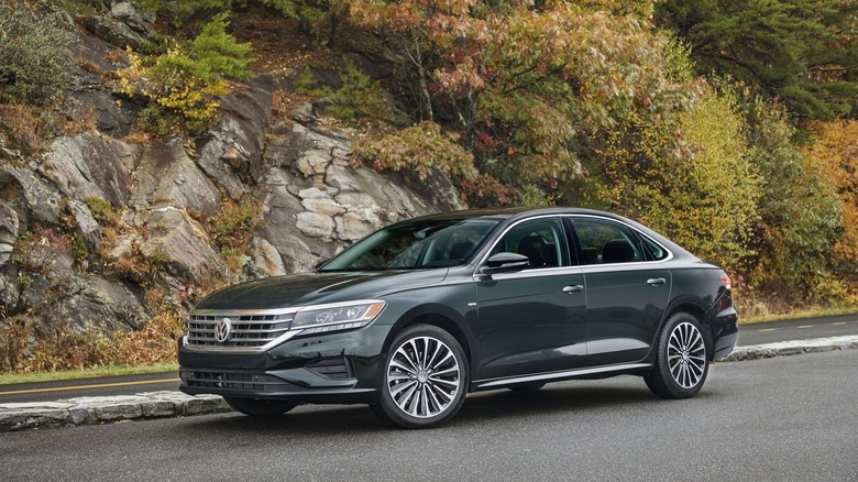Black VW Passat