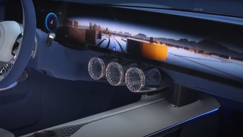 Mercedes-Benz Vision EQXX dashboard