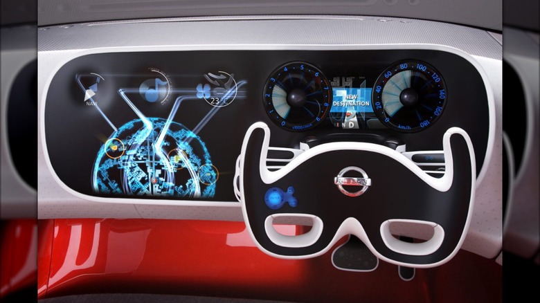 Nissan Round Box dashboard