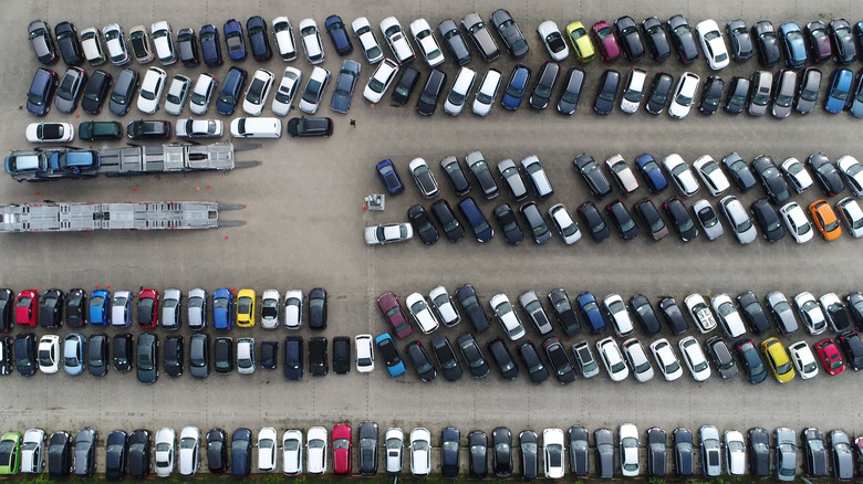 Large used car inventory
