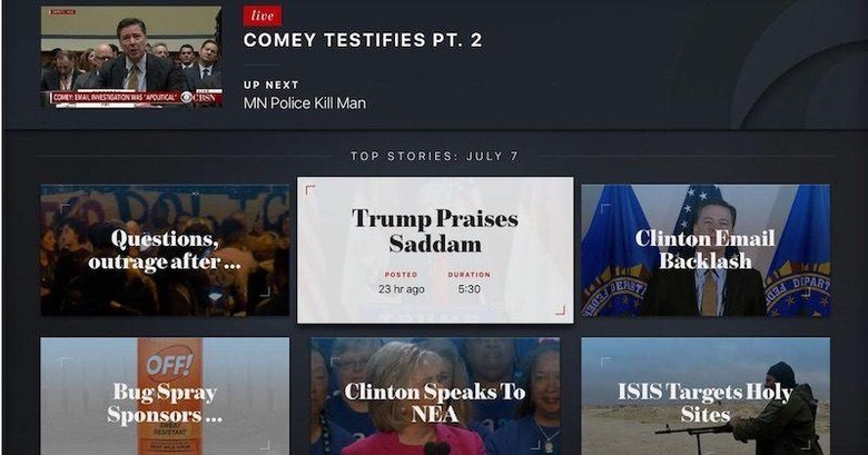 CBS News app arrives on Apple TV with live streaming, Siri search